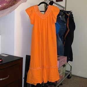 Beach dress women’s size XL orange